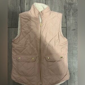 Women's Quilted Pink Vest